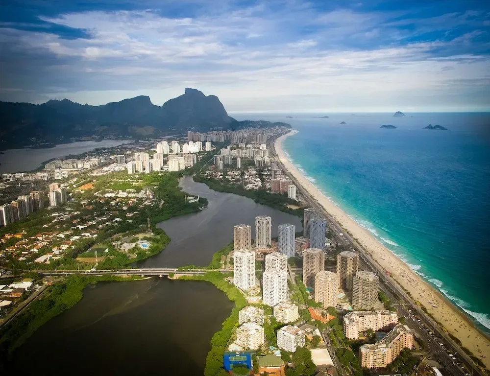 Vista aérea da Zona Oeste do Rio de Janeiro